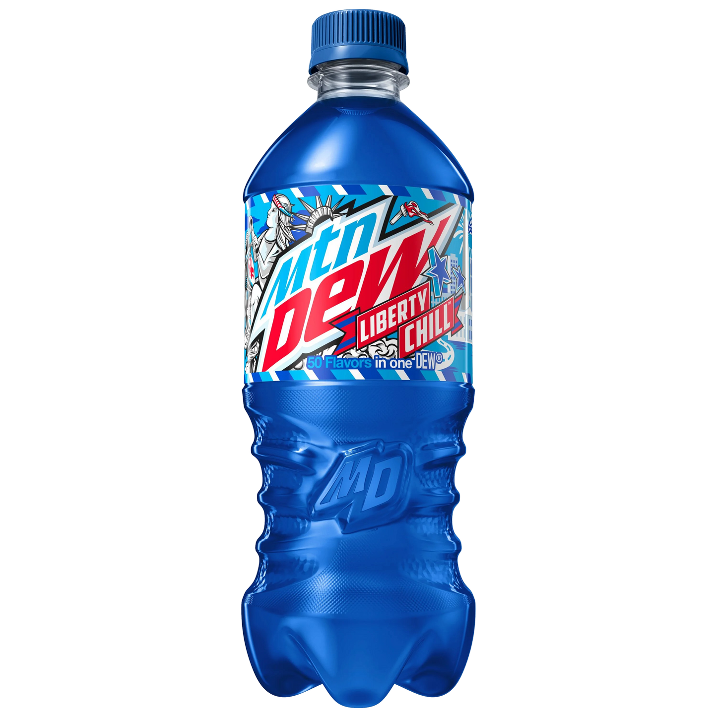 [Expired] Mountain Dew Liberty Chill Soda 20oz Bottle Unopened