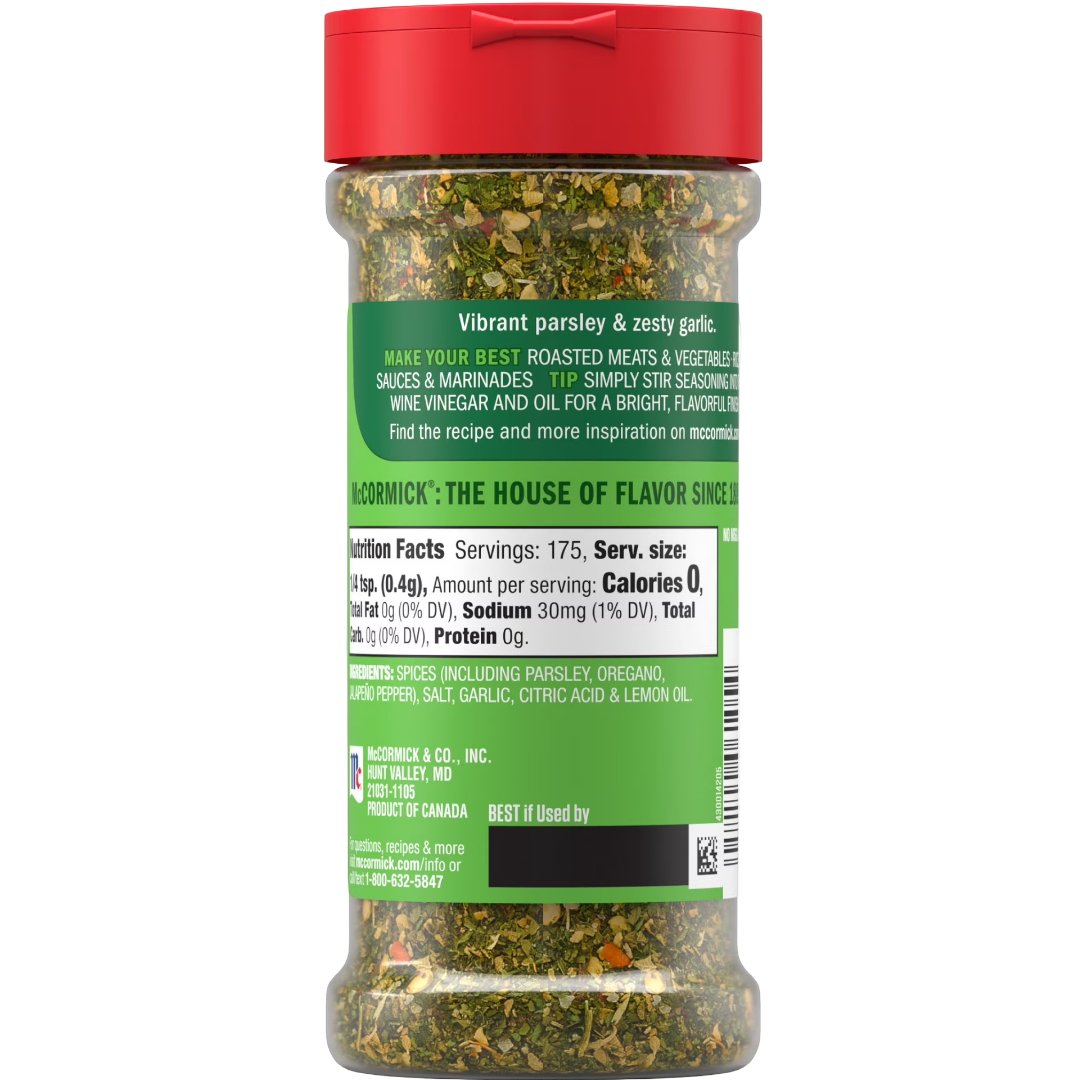 McCormick Chimichurri Flavored Seasoning, 2.47 oz