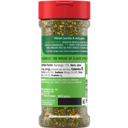 McCormick Chimichurri Flavored Seasoning, 2.47 oz