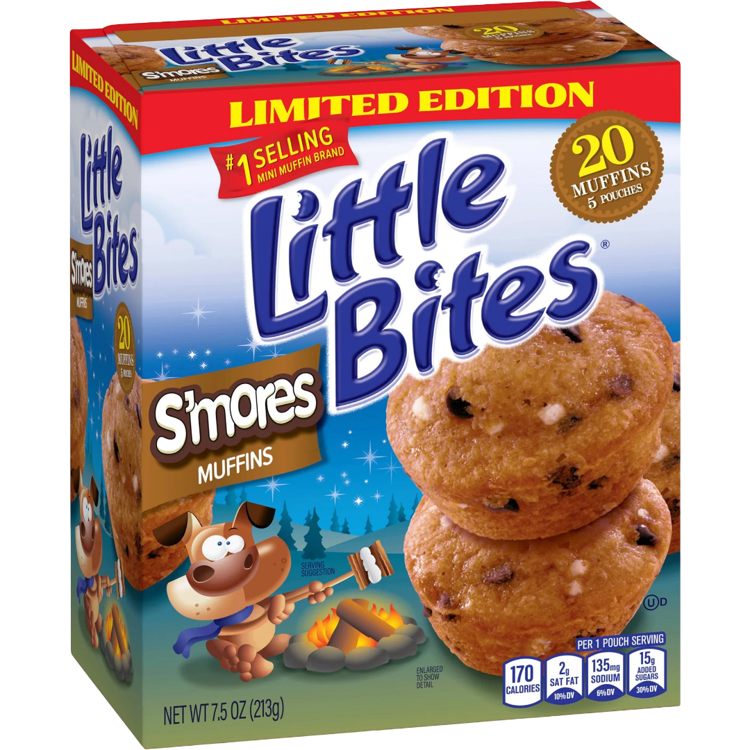 Little Bites S'mores Mini Muffins Limited Edition, 7.5 oz