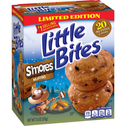 Little Bites S'mores Mini Muffins Limited Edition, 7.5 oz