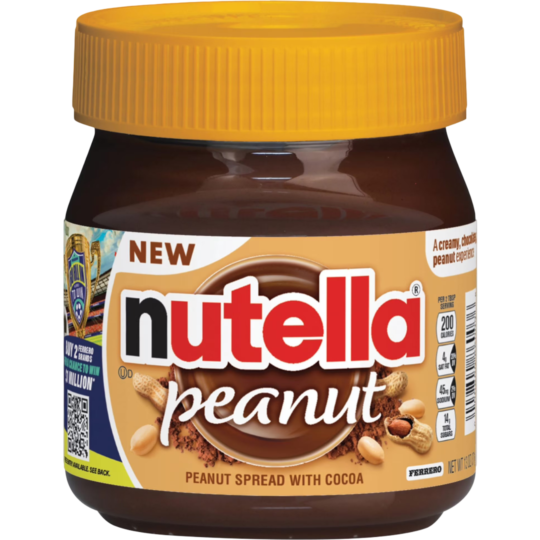 Nutella Peanut Spread With Cocoa, 13 oz