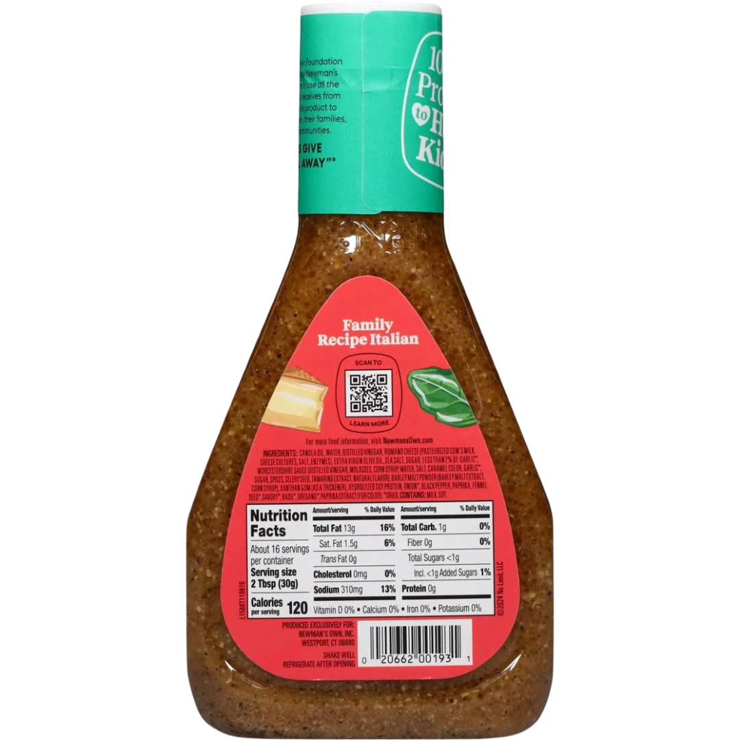 Newman's Own Family Recipe Italian Dressing, 16 fl oz