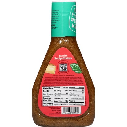 Newman's Own Family Recipe Italian Dressing, 16 fl oz
