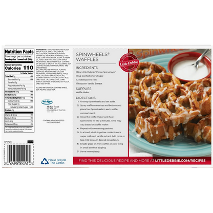 Little Debbie Pecan Spinwheels Sweet Rolls, 8.46 oz