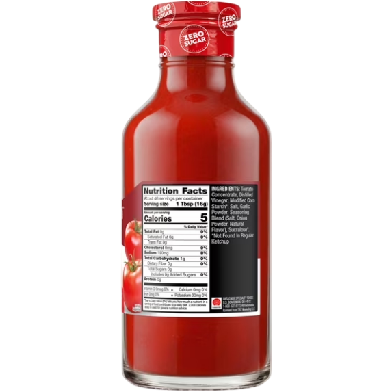 G Hughes Sugar Free Ketchup, 26.5oz