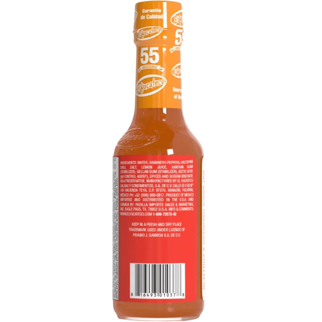 El Yucateco Habanero Chiltepin Sauce, 4 fl oz