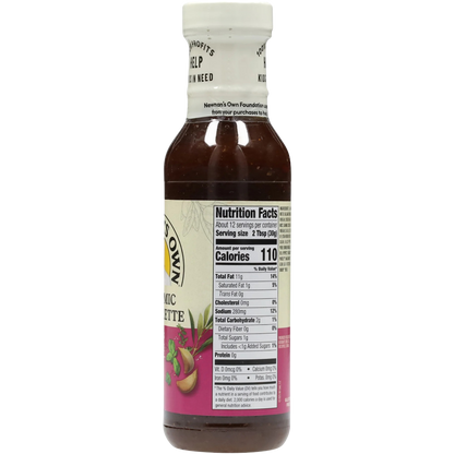 Newman's Own Balsamic Vinaigrette Dressing, 12 fl oz