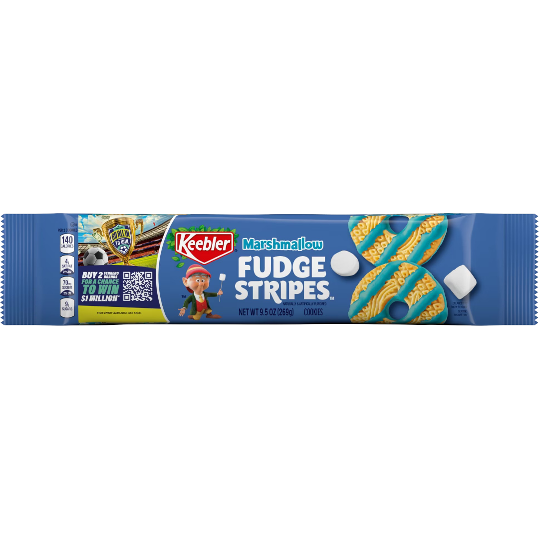 Keebler Fudge Stripes Marshmallow, Limited Edition, 9.5 oz