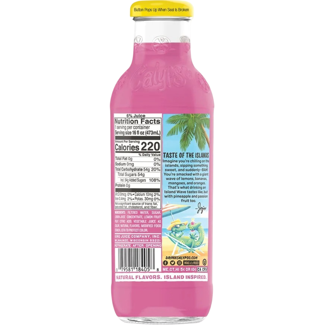 Calypso Island Wave Lemonade 16oz