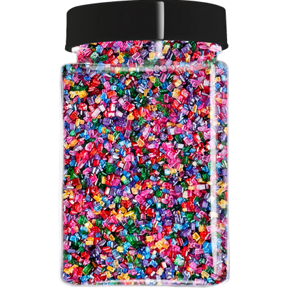 Fancy Sprinkles Rainbow Prism Sugar Dessert Sprinkles, 3 oz