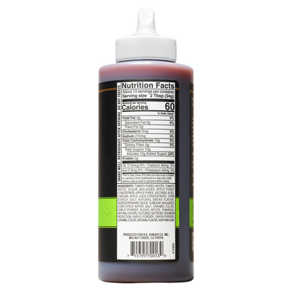 Kinder's Gold Label Bourbon Apple BBQ Sauce, 15.5oz