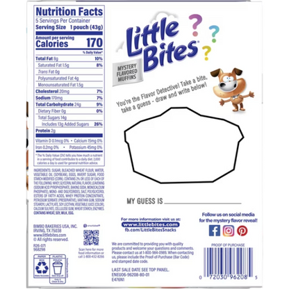 Little Bites Mystery Mini Muffins Limited Edition, 7.5 oz