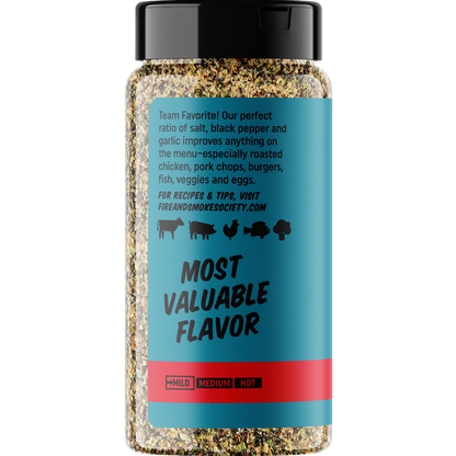 Fire & Smoke Society The Go-To All Purpose Seasoning, 7.5 oz