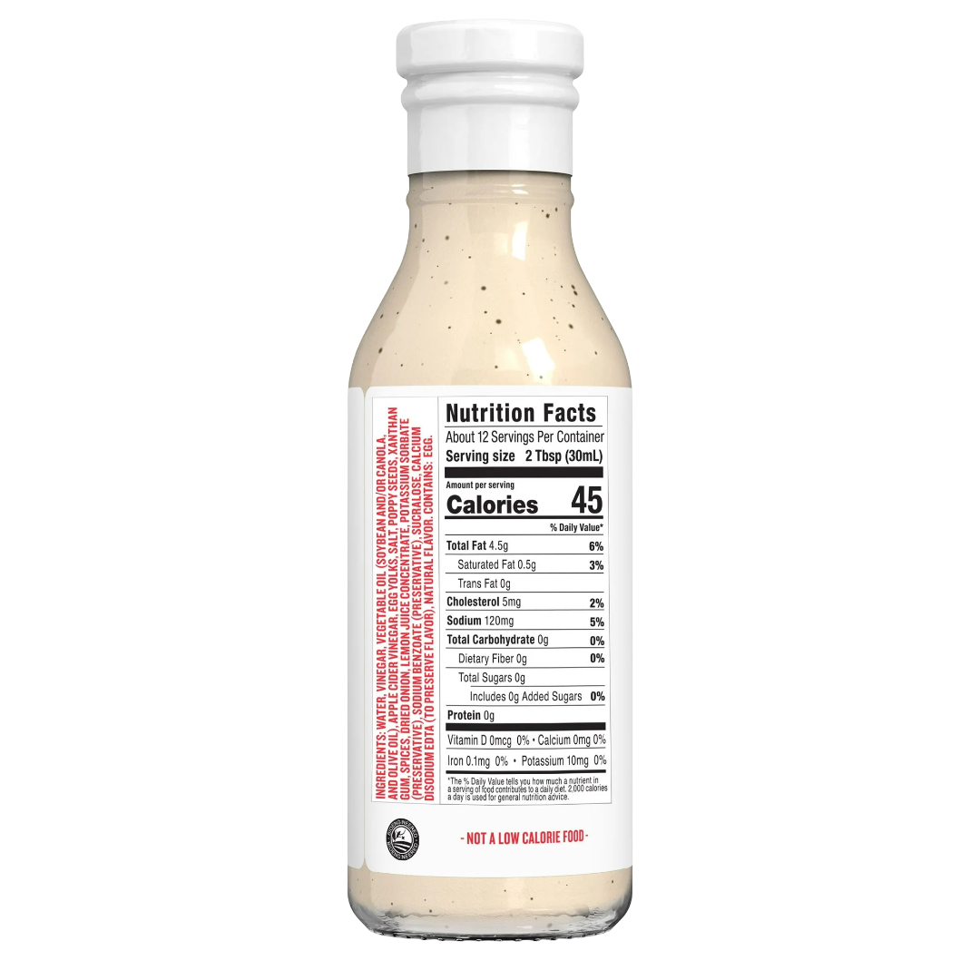 G Hughes Sugar Free Poppyseed Salad Dressing, 12 fl oz