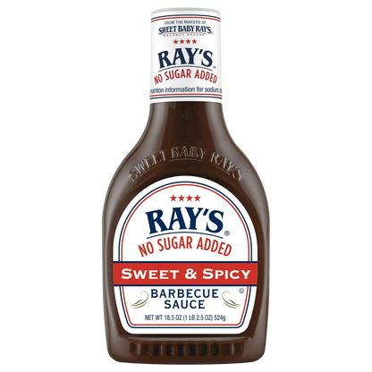 Ray's No Sugar Added Sweet & Spicy Barbecue Sauce 18.5 oz