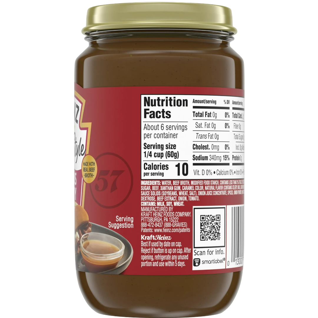 Heinz HomeStyle Au Jus Gravy, 12oz