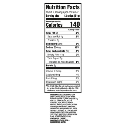 RITZ Toasted Chips Buffalo Crackers, 8.1 oz