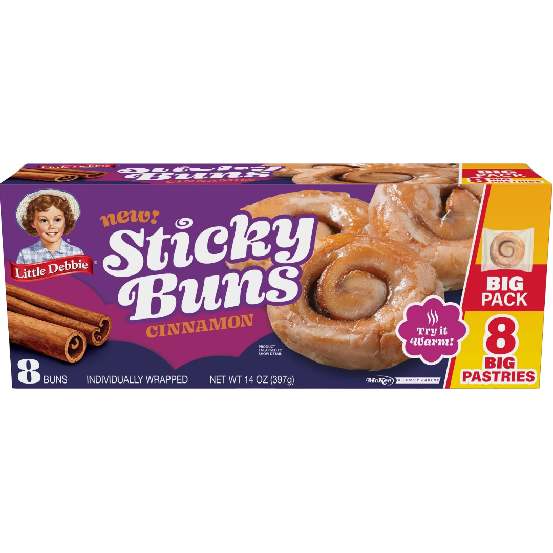 Little Debbie Cinnamon Sticky Buns Big Pack, 14 oz