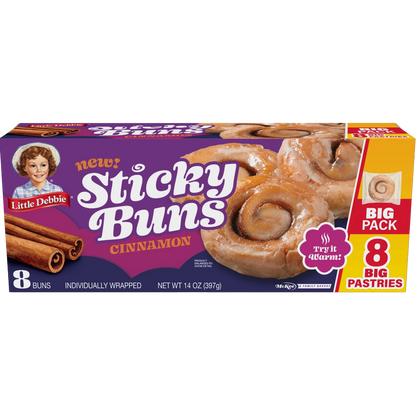 Little Debbie Cinnamon Sticky Buns Big Pack, 14 oz
