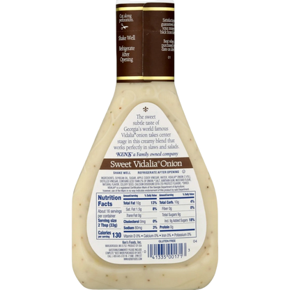 Ken's Steak House Sweet Vidalia Onion Dressing, 16 fl oz
