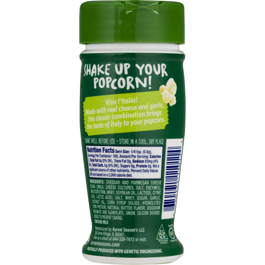 Kernel Season's Garlic Parmesan Popcorn Seasoning, 2.85oz