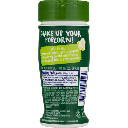 Kernel Season's Garlic Parmesan Popcorn Seasoning, 2.85oz