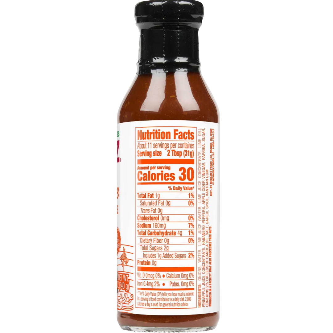 HERDEZ Habanero Pineapple Mexican-Style BBQ Sauce Hot, 12 oz