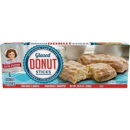 Little Debbie Glazed Donut Sticks, 10.21 oz