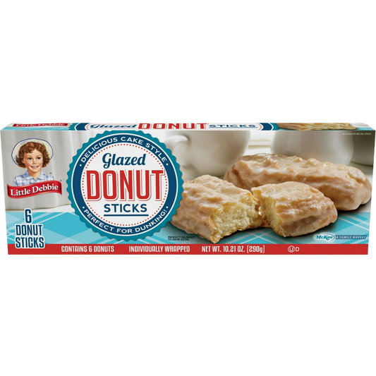 Little Debbie Glazed Donut Sticks, 10.21 oz