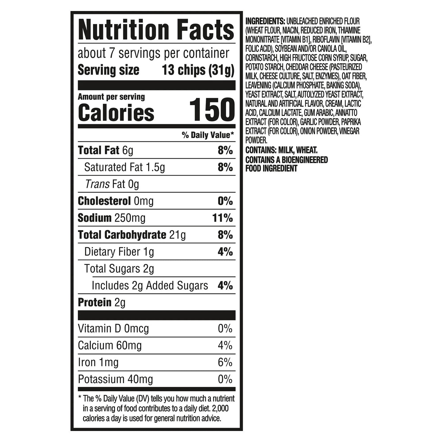 RITZ Toasted Chips Cheddar Crackers, 8.1oz