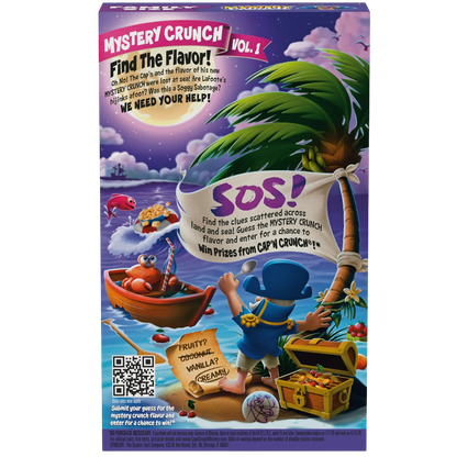 Cap'n Crunch Mystery Crunch Cereal Family Size, 22.1 oz
