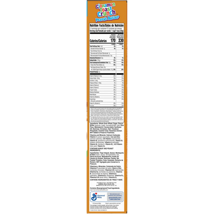 Cinnamon Toast Crunch Peanut Butter Family Size Cereal, 19.3 oz