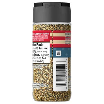 McCormick Grill Mates Gluten Free Smash Burger Seasoning, 2.85oz