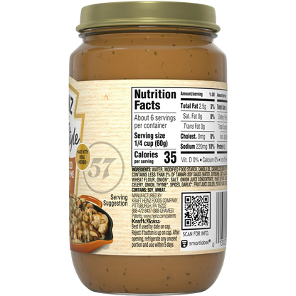 Heinz HomeStyle Caramelized Onion & Thyme Gravy, 12oz