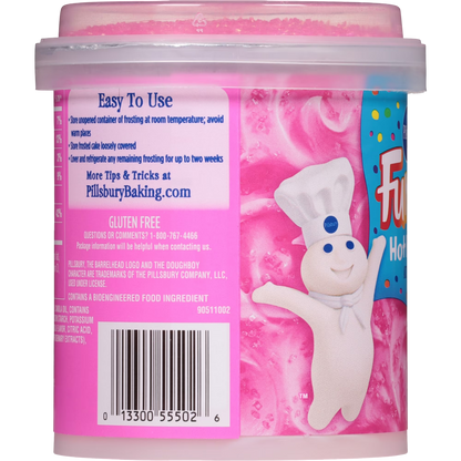 Pillsbury Funfetti Hot Pink Vanilla Frosting, 15.6 oz