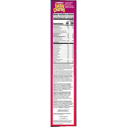Lucky Charms Super Mario Galaxy Movie Strawberry Cereal Family Size, 18.6 oz