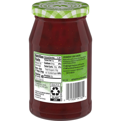 Smucker's Natural Strawberry Fruit Spread, 17.25oz