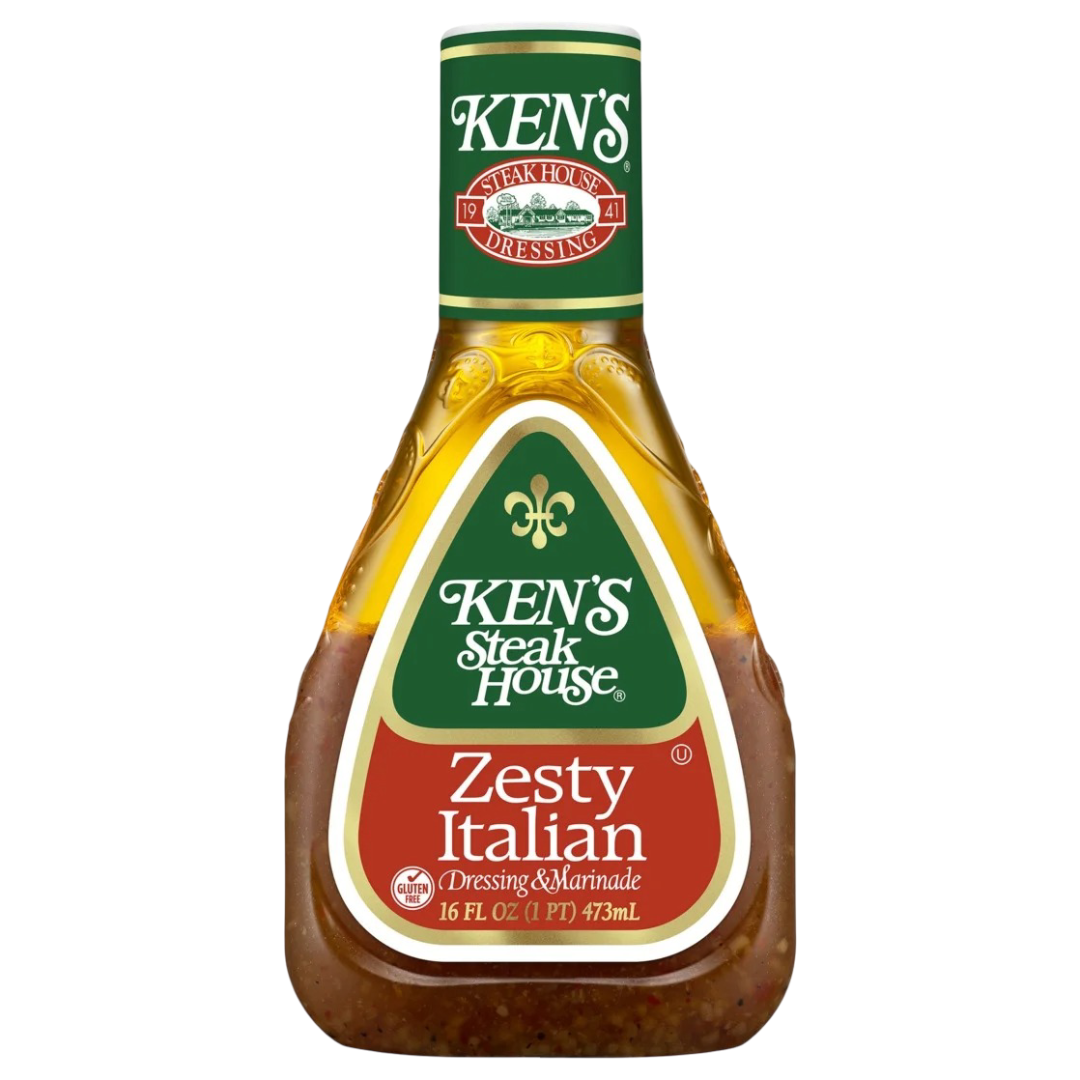 Ken's Steak House Zesty Italian Dressing & Marinade, 16 fl oz