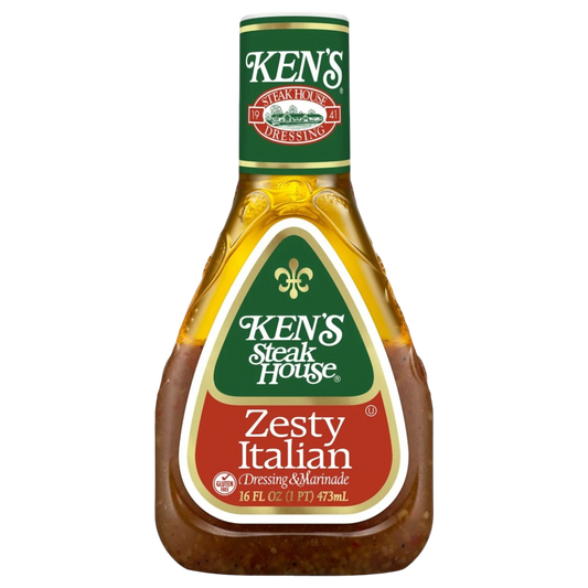 Ken's Steak House Zesty Italian Dressing & Marinade, 16 fl oz