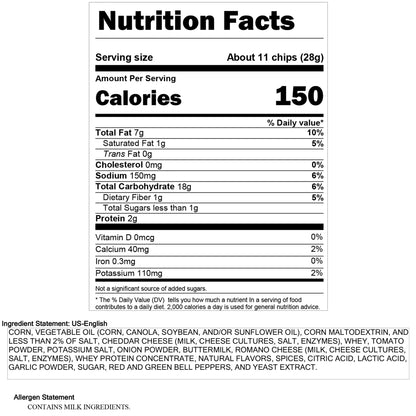 Doritos Simply NKD Nacho Cheese Tortilla Chips Snacks, 9.25 oz