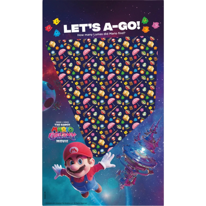 Lucky Charms Super Mario Galaxy Movie Strawberry Cereal Family Size, 18.6 oz