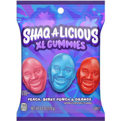 Shaq-A-Licious XL Gummies Original Flavor Chewy Candy