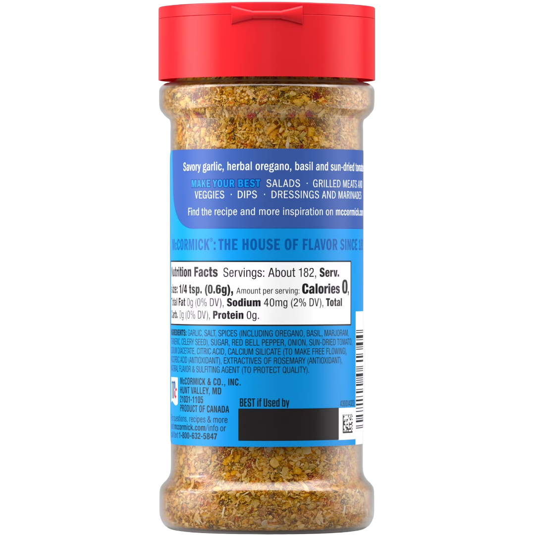 McCormick Greek Style Seasoning, 3.88 oz