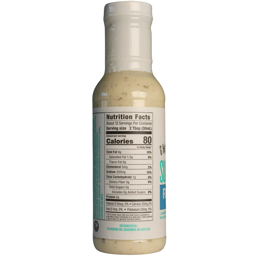 G Hughes Sugar Free Ranch Dressing, 12oz