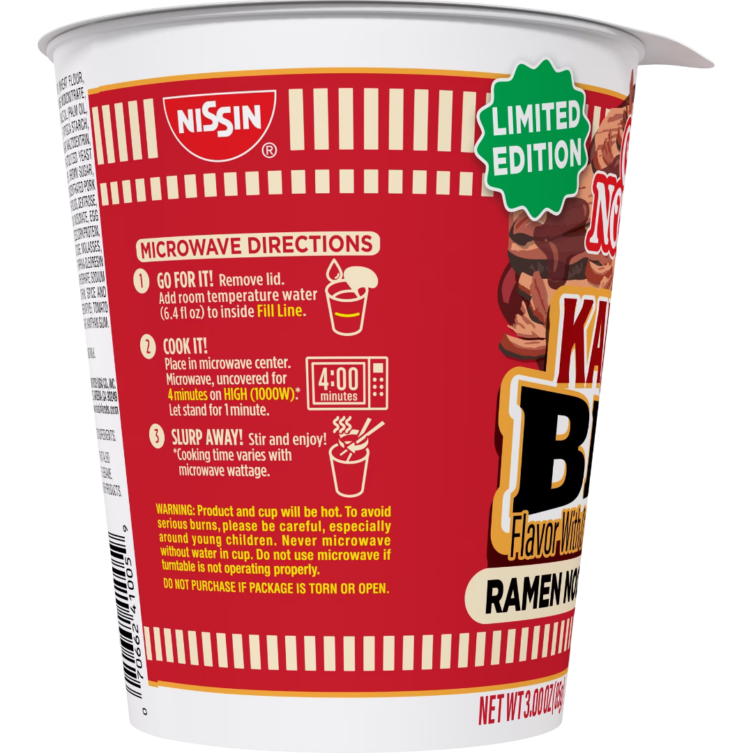 Nissin Cup Noodles Kansas City BBQ Limited Edition, 3.0 oz