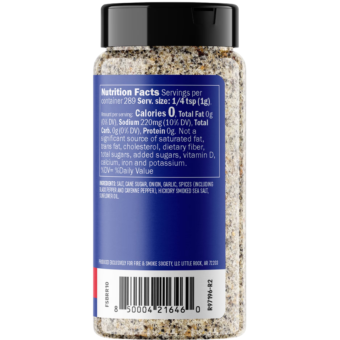 Fire & Smoke Society Burger Royale Burger Seasoning, 10.2 oz