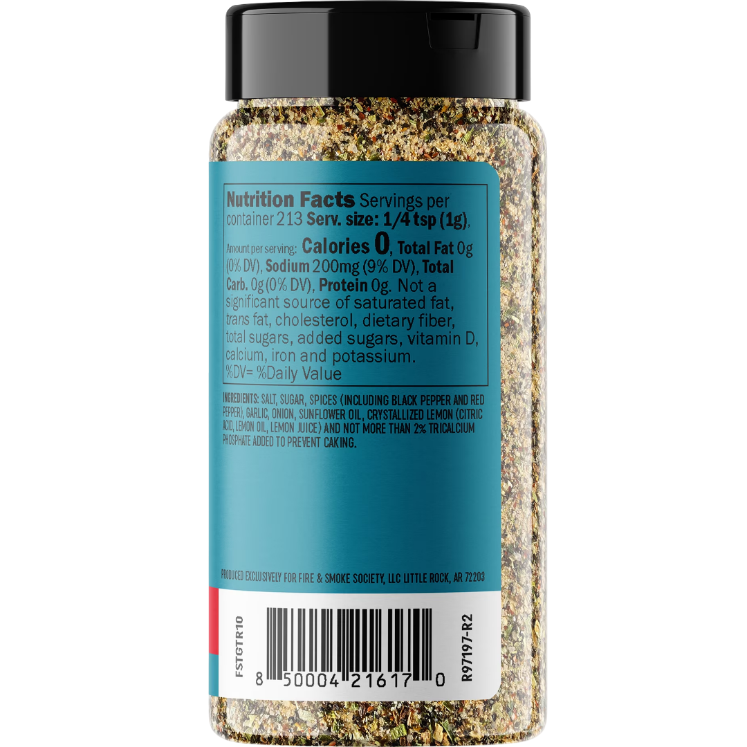 Fire & Smoke Society The Go-To All Purpose Seasoning, 7.5 oz