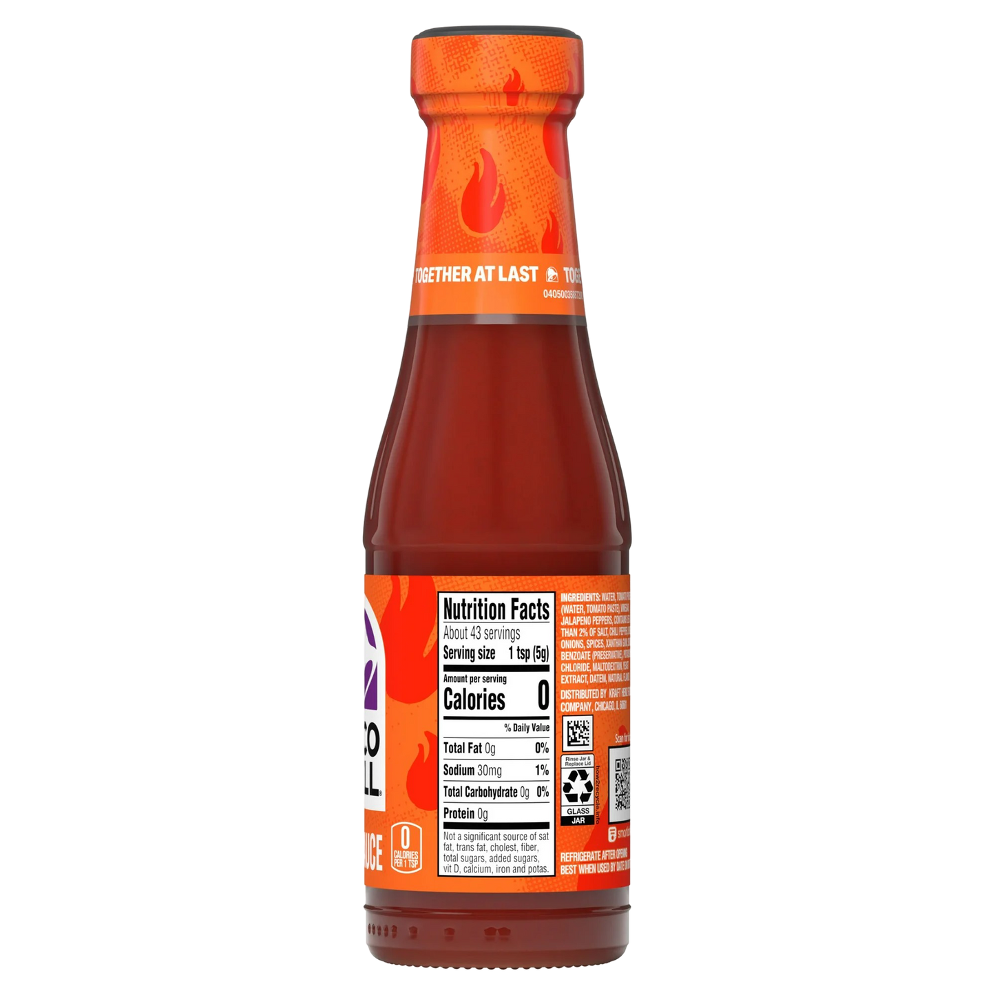 Taco Bell Hot Sauce, 7.5 fl oz
