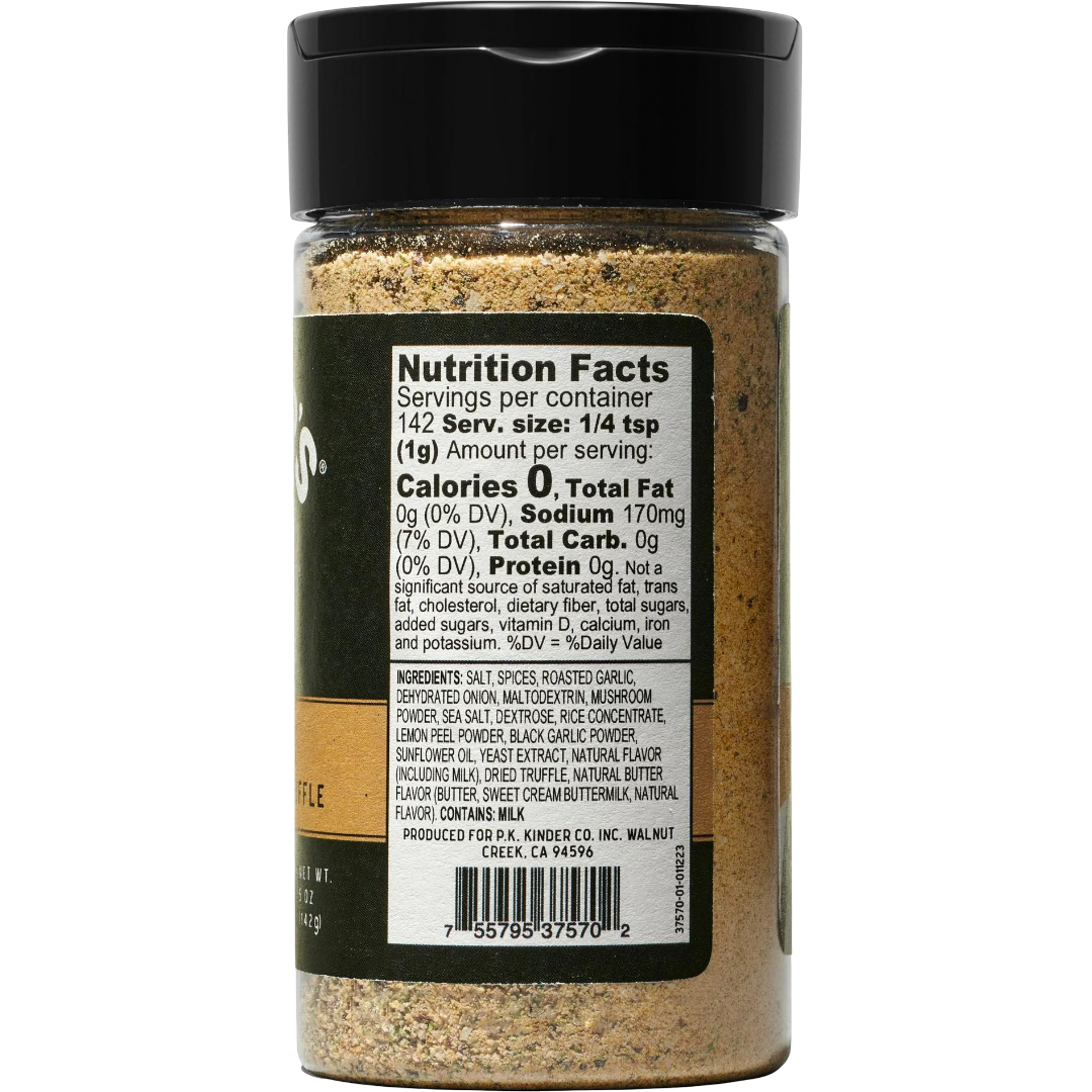 Kinder's Prime Steak with Black Garlic & Truffle Rub/Seasoning, 5oz